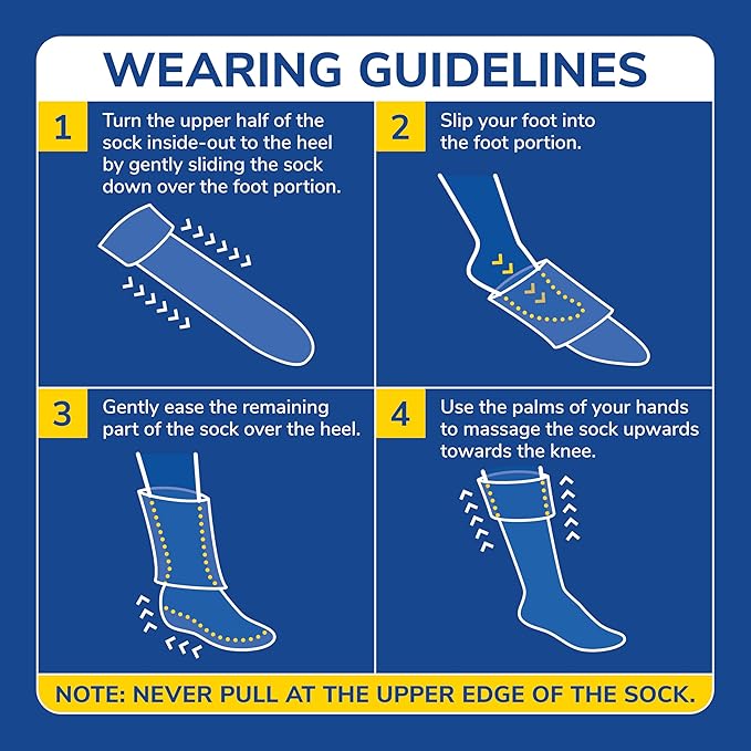 Dr. Scholl's Men's Athletic & Work Compression Over The Calf Socks-1 & 3 Pair Packs-Fatigue Relief