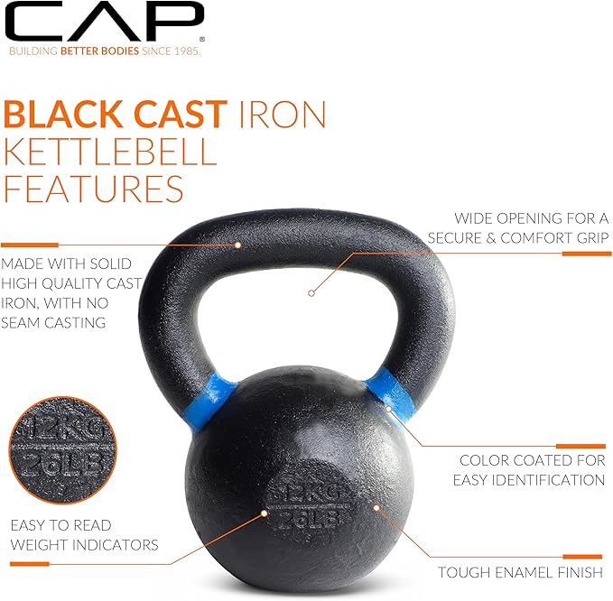 Cap Barbell Cast Iron Competition Kettlebell Weight