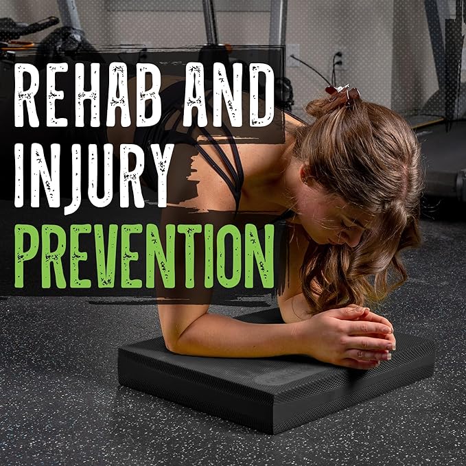 Gradient Fitness Balance Pad Foam Board Stability Cushion Exercise Trainer for Balance, Stretching, Physical Therapy, Mobility, Rehabilitation and Core Strength Training