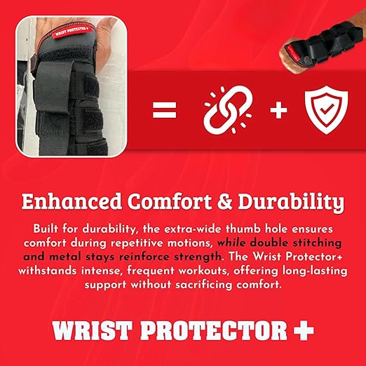Right Hand Wrist Support Wrap – Adjustable Wrist Brace with Weightlifting Straps, Breathable Non-Slip Grip for Gym, CrossFit, Deadlifts, Powerlifting & Fitness Workouts