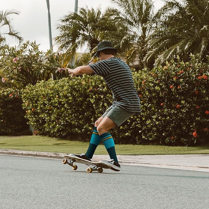 fenglaoda Compression Socks for Women Men Support Circulation 6 Pairs Socks For Nurse, Travel, Flight