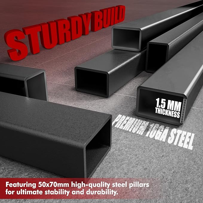 RITFIT Adjustable Weight Bench with Multiple Back Positions for Full Body Workouts, Incline, Decline, and Flat Settings for Home Gym Strength Training, 1300LB Capacity