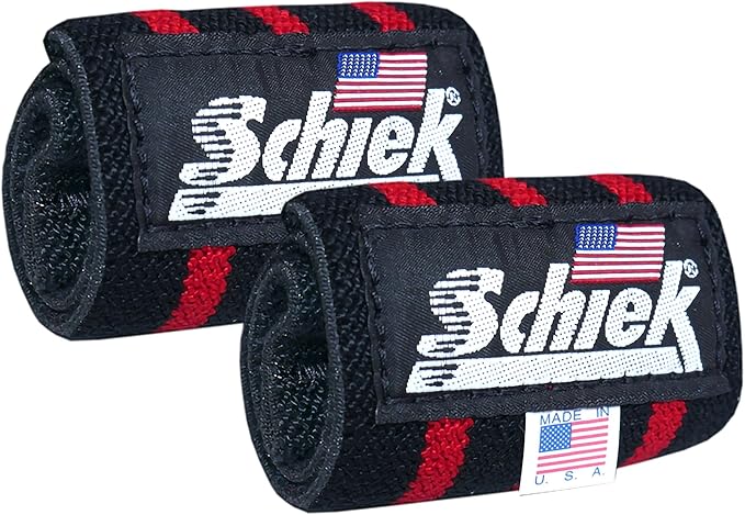 Schiek Sports Heavy Duty Model Wrist Wraps - Gym Workouts Wrist Support - Weight Lifting