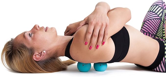 Therapy Massage Ball - Instant Muscle Pain Relief. Proven Effective for Myofascial Release, Deep Tissue Pressure, Yoga & Trigger Point Treatments. Set - 2 Extra Firm Balls W/Mesh Bag.