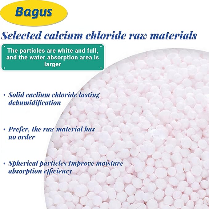 Bagus Moisture Absorbers Boxes (4 Pack) - 10.5 Oz Dehumidification Containers for Closet, Bathroom, Storage, Kitchen, Car, RV, Boat | Long-Lasting Humidity Control & Odor-Free Solution(Lavender Scent)