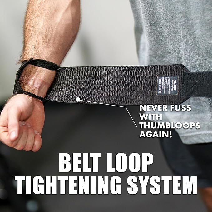 Villain Wrist Wraps for Weightlifting & Powerlifting – Adjustable Support Straps for Men and Women – Ideal for Strength Training, CrossFit, Bodybuilding – Durable Comfort to Eliminate Wrist Pain