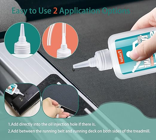 Treadmill Belt Lubricant - 7oz / 200ml Treadmill Lubricant for Belt - 100% Pure Silicone Treadmill Lube - Premium Treadmill Oil with Application Tubes for Easy Use - Non-Toxic and Odorless