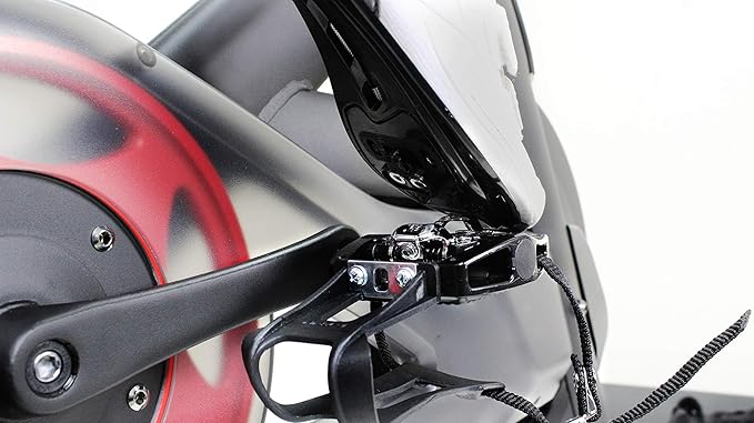 BV Bike Pedals Shimano SPD/Look Delta Compatible 9/16'' with Toe Clips - Peloton Pedals for Regular Shoes - Toe Cages for Peloton Bike - Exercise Bike Pedals - Universal Fit Bicycle Pedal