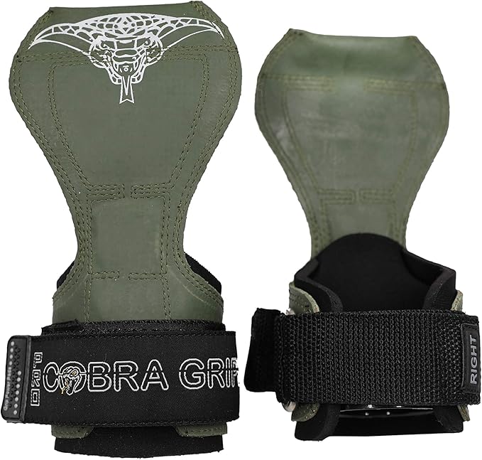 Cobra Grips PRO Weight Lifting Gloves Heavy Duty Straps Alternative Power Lifting Hooks for Deadlifts Adjustable Neoprene Padded Wrist Support Bodybuilding