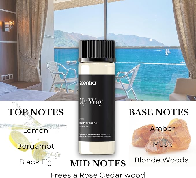 Hotel Diffuser Oil | Aromatherapy Fragrances Inspired by 5-Star Hotels | Luxurious Scents Gift Set - 3 x 20ml Bottles Set - The 1 Hotel Miami, W Hotel & 5- Star Hotels