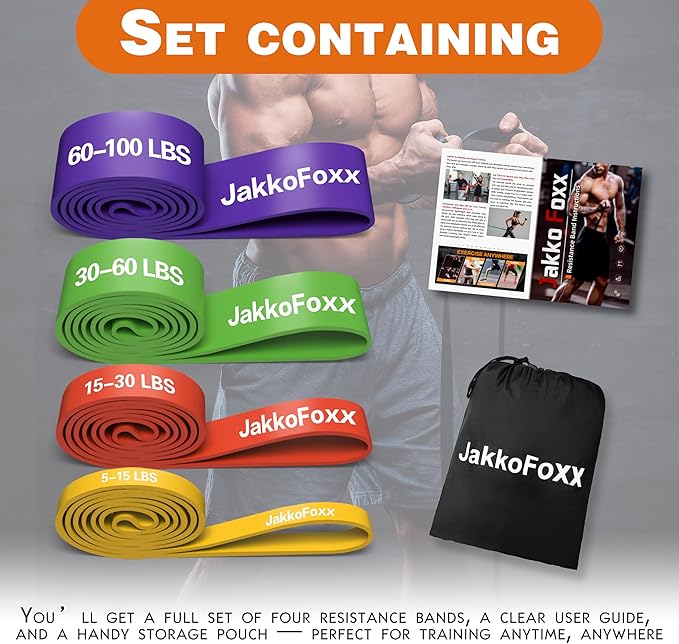 Resistance Bands,Pull Up Bands,Stretching Assist Bands Set for Men & WomenPortable Exercise, Muscle Training,Physical Therapy,Exercise Workout Bands for Working Out