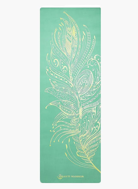 TPE Yoga Mat - Artist Designed, Premium eco friendly mats, Non Slip, Non toxic, Great For Regular & Hot Yoga, Pilates and Workouts (72 inch x 24 inch x 6mm thick)