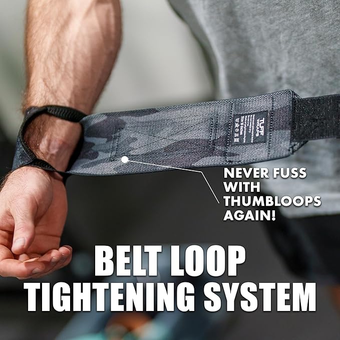 Villain Wrist Wraps for Weightlifting & Powerlifting – Adjustable Support Straps for Men and Women – Ideal for Strength Training, CrossFit, Bodybuilding – Durable Comfort to Eliminate Wrist Pain