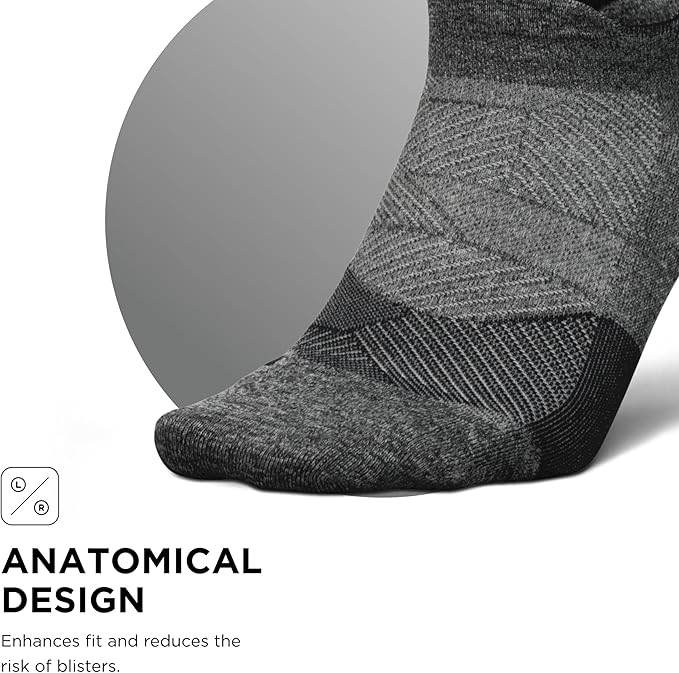 Feetures Elite Ultra Light Cushion Ankle Socks - Sport Sock with Targeted Compression