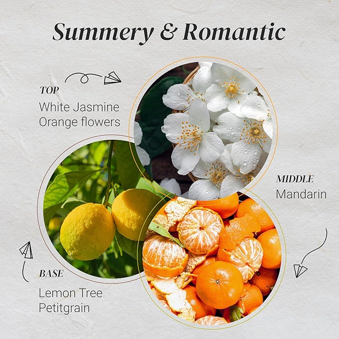 Jasmine Delight Essential Oils for Diffusers for Home, Nature-based Jasmine Essential Oil, Long-lasting & Family-friendly Diffuser Oils Scents, IFRA Certified, Cold Air & Ultrasonic – 0.33 oz