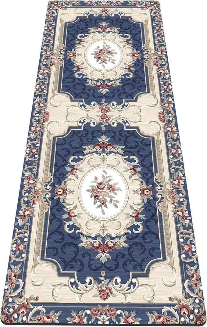 nuveti Yoga Mat Print Extra Thick TPE Non Slip Fitness Exercise Mat with Carrying Bag,72"x24" Extra Thick 6MM Exercise & Workout Mat for Yoga, Pilates Fitness and Floor Exercises