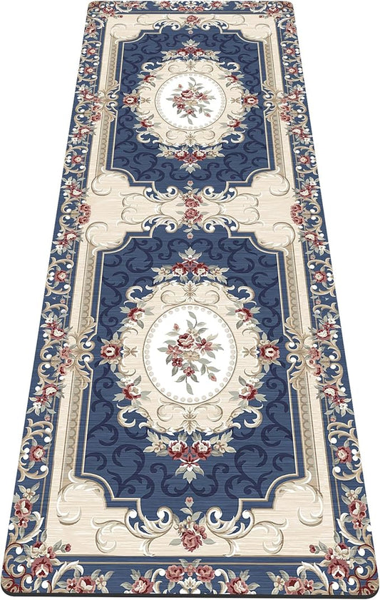 nuveti Yoga Mat Print Extra Thick TPE Non Slip Fitness Exercise Mat with Carrying Bag,72"x24" Extra Thick 6MM Exercise & Workout Mat for Yoga, Pilates Fitness and Floor Exercises