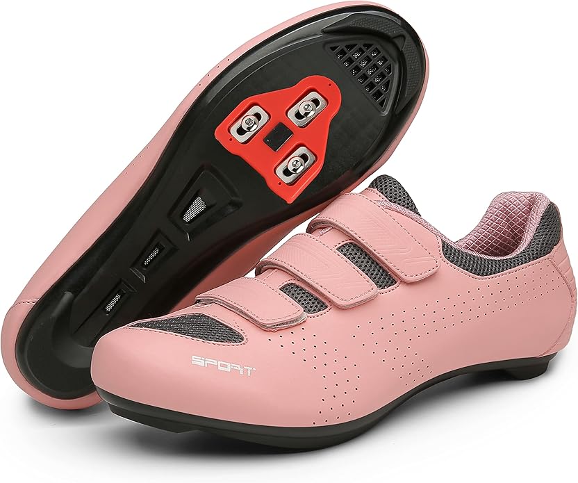 Honosuker Women's Cycling Shoes Delta-Compatible for Peloton Bike, Indoor & Road Cycling - Lightweight Spinning Shoes with Delta Cleats for Women