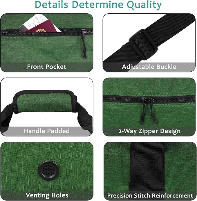 Foldable Travel Duffle Bag,Duffle Bag with Shoes Compartment and Adjustable Strap,Large Packable Travel Bags for Men Women,Waterproof Duffel Bag