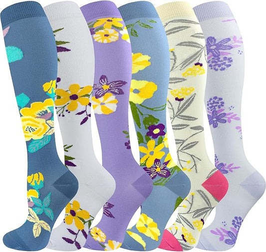 bropite Compression Socks for Women & Men Circulation-Support Knee High Socks 20-30 mmhg-Best for Running,Medical,Nurse,Travel