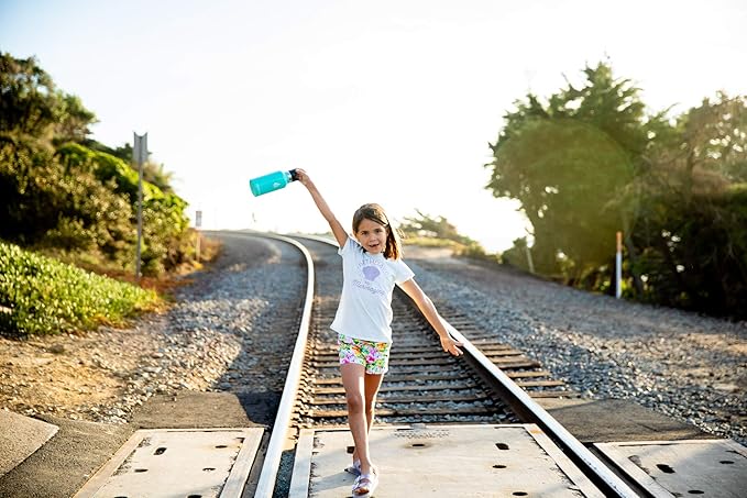 HYDRO CELL Stainless Steel Water Bottle with Straw & 2 Standard Mouth Lids (32oz 24oz 20oz 16oz) Keeps Liquids Hot or Cold w/Double Wall Vacuum Insulated Leak Proof Sport Design (Teal 16oz)