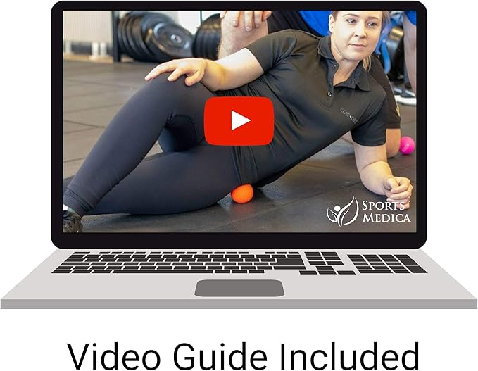 Peanut Massage Ball - Double Lacrosse and Peanut Ball Therapy | Trigger Point Deep Tissue Exercise | Back Muscle Foam Roller for Myofascial Release | Suboccipital Spine Device - Pressure Point