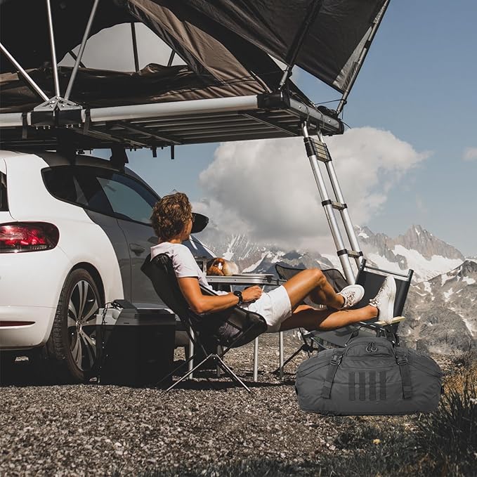 Gym Backpack for Men Sports Duffel Bag Gym Bags Travel Backpack with Three Ways of Carrying (BLACK-60L)