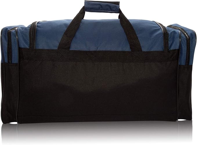 DALIX 25" Extra Large Vacation Travel Duffle Bag (Black, Grey, Navy Blue, Red, Camo)