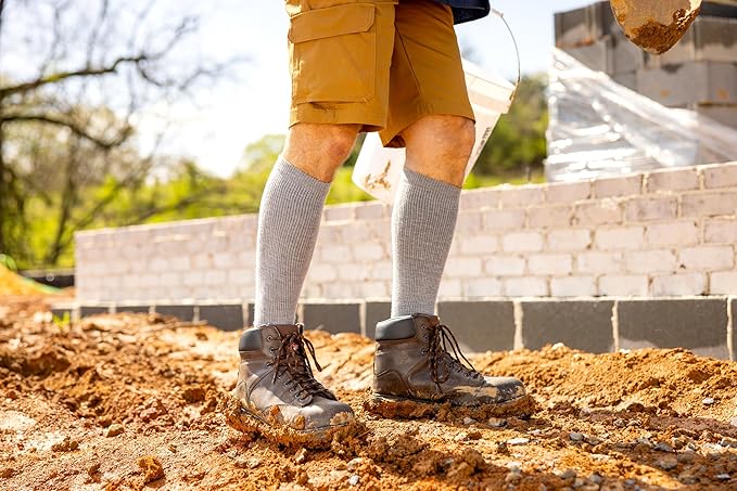 Dr. Scholl's Men's Athletic & Work Compression Over The Calf Socks-1 & 3 Pair Packs-Fatigue Relief