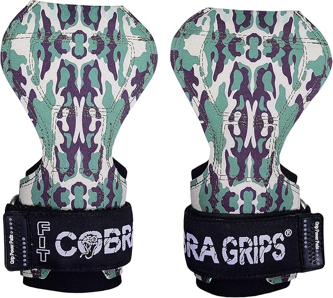 Cobra Grips PRO Weight Lifting Gloves Heavy Duty Straps Alternative Power Lifting Hooks for Deadlifts Adjustable Neoprene Padded Wrist Support Bodybuilding