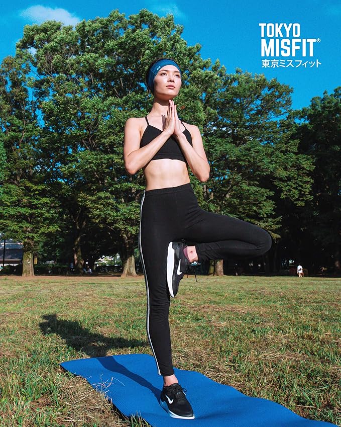 Tokyo Misfit - Japanese Headbands for Men & Women, Sweat Band, Workout, Yoga, Fashion, Running, Sports, Basketball, Bandana