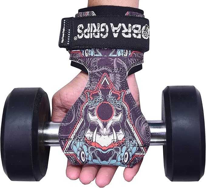 Cobra Grips PRO Weight Lifting Gloves Heavy Duty Straps Alternative Power Lifting Hooks for Deadlifts Adjustable Neoprene Padded Wrist Support Bodybuilding