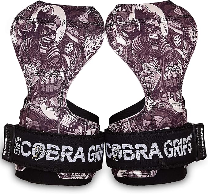 Cobra Grips PRO Weight Lifting Gloves Heavy Duty Straps Alternative Power Lifting Hooks for Deadlifts Adjustable Neoprene Padded Wrist Support Bodybuilding