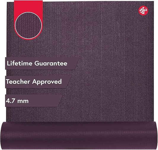 Manduka PROlite Yoga Mat - 4.7mm | Lifetime Durability | Hygienic Construction | Teacher Approved