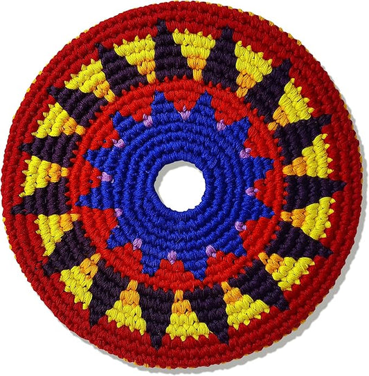 Buena Onda Indoor Flying Disc - 7'' Flexible Sport Disc for Indoor and Outdoor Play - Amazing Handmade Quality from Guatamala - Pocket Discs are Played in Over 20 Family Fun Games