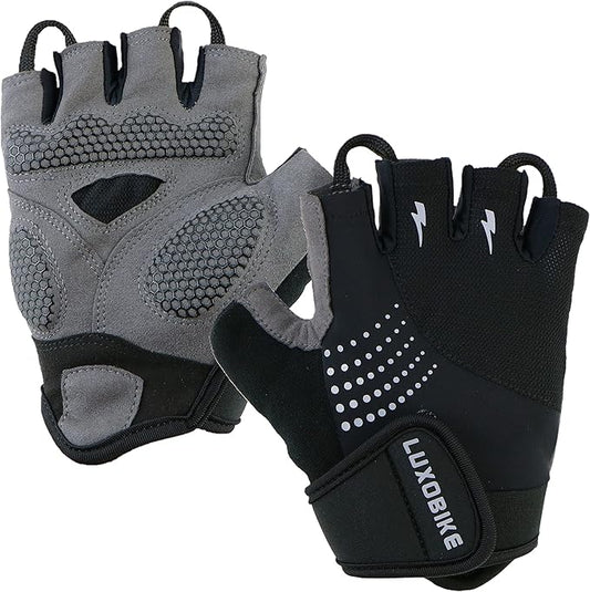 Cycling Gloves Mountain Bike for Men – Shock Absorbing SBR Gel Padded – Anti Slip Palm – Ultra Breathable – Specialized for Mens Bicycling, Biking, MTB Biker, Road Bicycle Riding