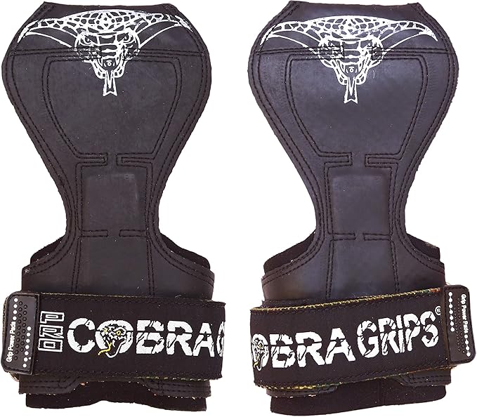 Cobra Grips PRO Weight Lifting Gloves Heavy Duty Straps Alternative Power Lifting Hooks for Deadlifts Adjustable Neoprene Padded Wrist Support Bodybuilding