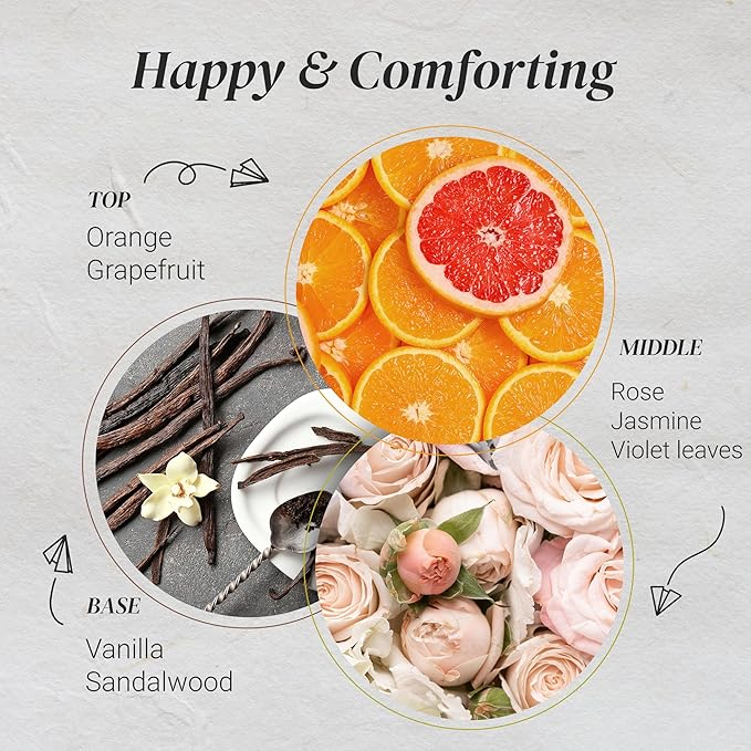 Good Cheer Essential Oils for Diffusers for Home, Nature-derived Essential Oil, Long-Lasting & Family-Friendly Diffuser Oils Scents, IFRA Certified, Cold Air & Ultrasonic - 0.33 oz