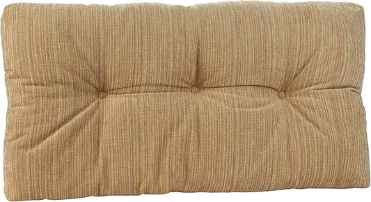 Klear Vu The Gripper Omega Non-Slip Tufted Bench Cushion for Indoor Furniture, Assembled in USA, Entryway Storage, Bay Window, Corner Nook or Piano Seat, 27 Inches, Chenille Natural