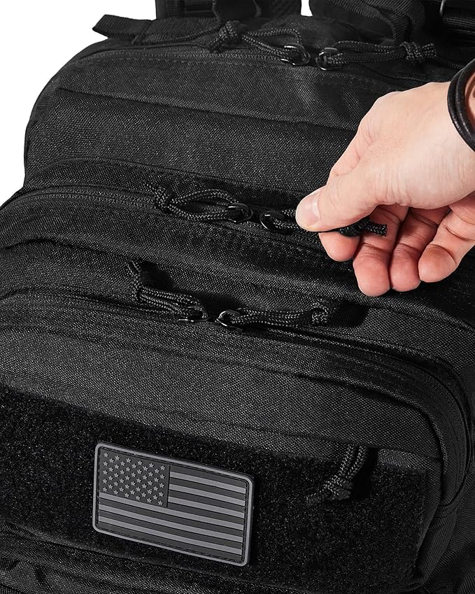 Falko Tactical Backpack 50L, 2.4x Stronger, Large Military Molle Rucksack, Heavy Duty, Work and Outdoors