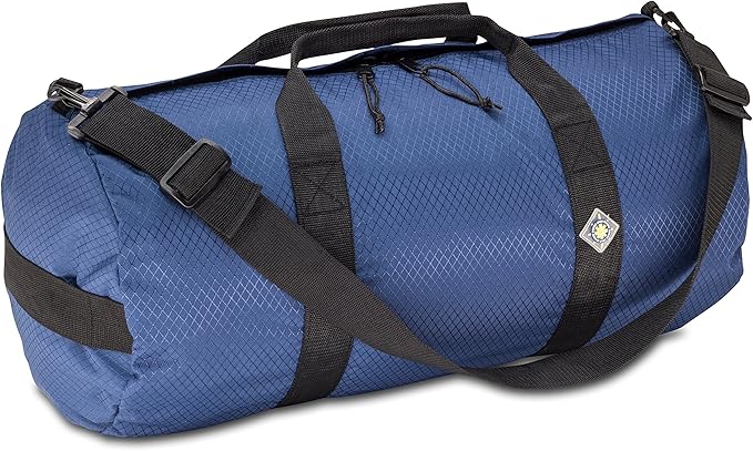 Diamond Ripstop Duffle Bags, Ultra Tough & Tear Resistant, Reinforced Stitching, Weatherproof, Packable Foldable Duffle Bag for Traveling