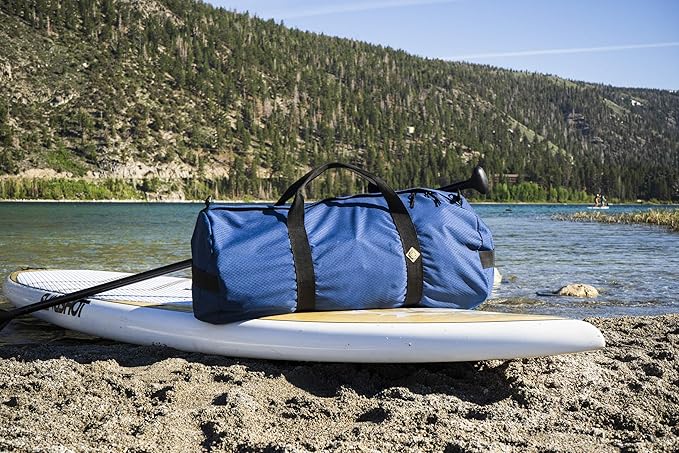 Diamond Ripstop Duffle Bags, Ultra Tough & Tear Resistant, Reinforced Stitching, Weatherproof, Packable Foldable Duffle Bag for Traveling