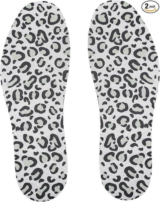 Insole Socks for Men Thin Insoles for Men Barefoot Insoles Women's No Show Socks Sockless Shoe Liners for Women White Shoe Insert Anti Odor