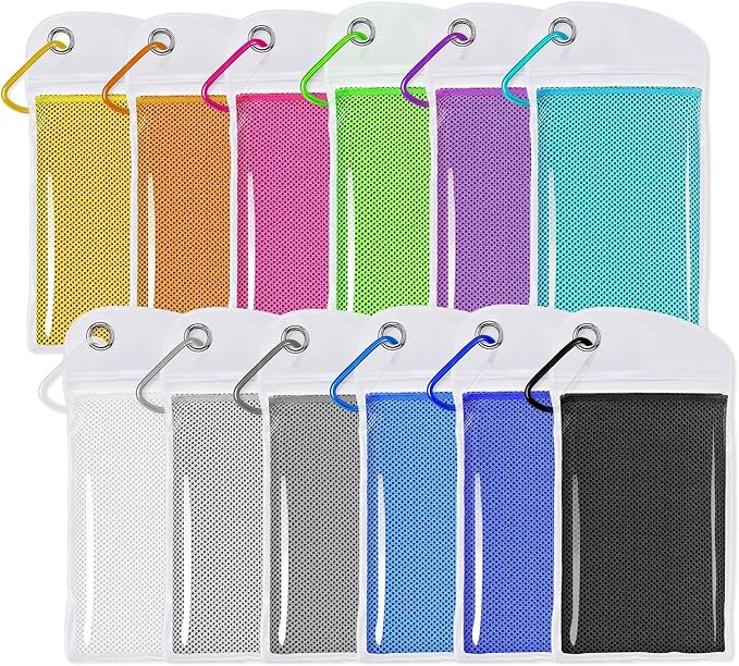 Cooling Towels for Neck and Face, Ice Towel for Hot Weather, Soft Breathable Cooling Neck Wraps, Cool Rags for Yoga, Golf, Sport, Gym, Workout, Camping, Fitness, Outdoor