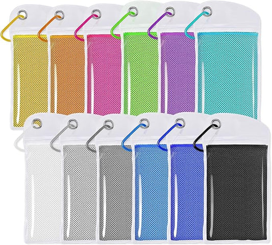 Cooling Towels for Neck and Face, Ice Towel for Hot Weather, Soft Breathable Cooling Neck Wraps, Cool Rags for Yoga, Golf, Sport, Gym, Workout, Camping, Fitness, Outdoor