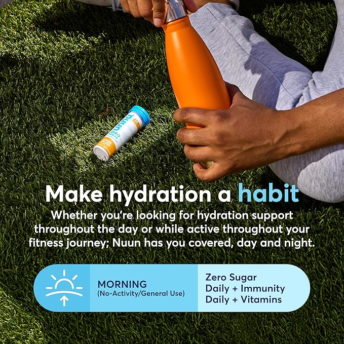 Nuun Zero Sugar Hydration Electrolyte Tablets - Sodium, Potassium, Chloride, Calcium, Magnesium, Light & Delicious Fruit Flavors, No Sugar, Gluten Free, Vegan, Wild Strawberry (80 Servings Total)