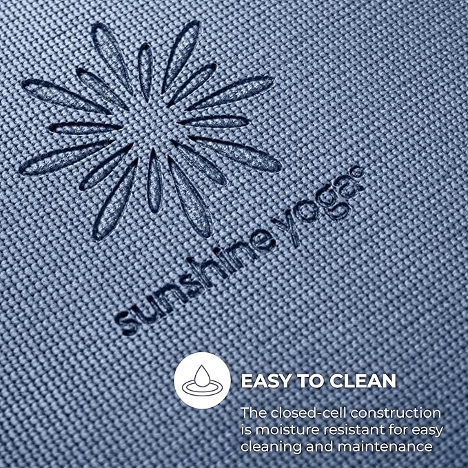 Sunshine Yoga Voyage Yoga Mat, 6 Pack, 72" x 24" Professional Studio and Gym Bulk Yoga Mats, 5mm Thick, Durable, Anti-Tear, Non Slip Fitness and Exercise Mats