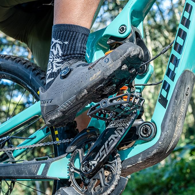 Funn Ripper2 Mountain Bike Clipless Pedals, Compatible with SPD Cleats, 9/16" CrMo Axle Bicycle Pedals