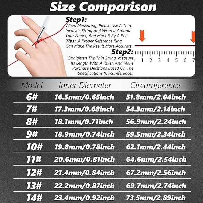 Smart Health Ring for Women Men Fitness Tracker with Heart Rate, Blood Oxygen, Blood Pressure, Sleep Monitoring, Step Counting, IP68 Waterproof for iOS and Android, No APP Fee, Black 9#