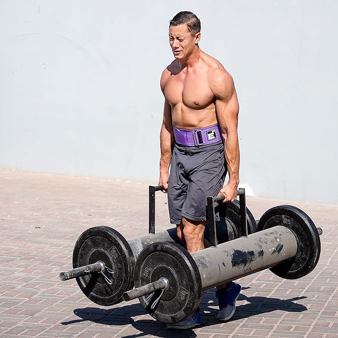 Element 26 Self-Locking Weight Lifting Belt - Premium Weightlifting Belt for Serious Functional Fitness and Olympic Lifting Athletes - Lifting Support for Men and Women - Deadlift Training Belt